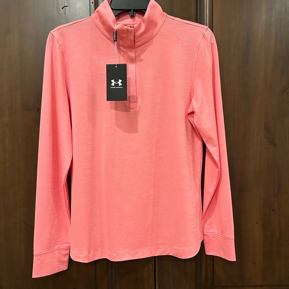 Under Armour Coral Quarter-Zip Pullover
